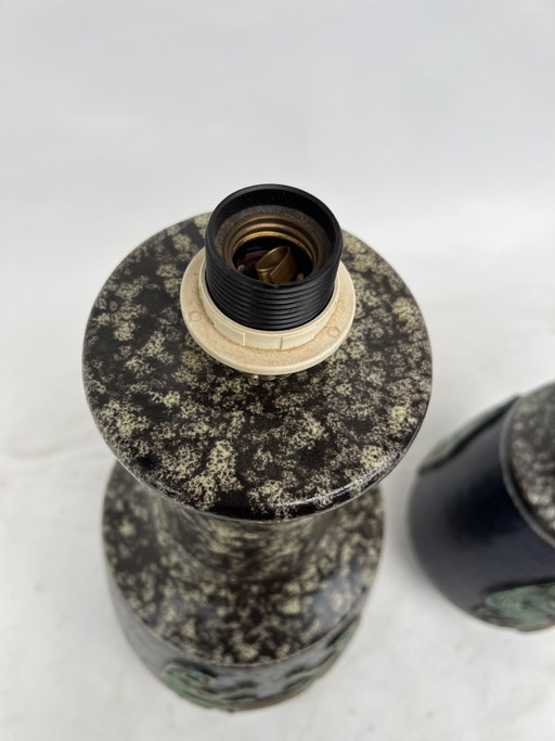 Vintage 1960s table lamp and vase set SKA Malmö Sweden