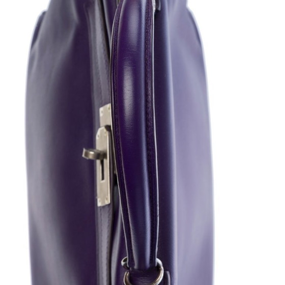 Image 1 of HERMES Kelly 28 in Purple Leather