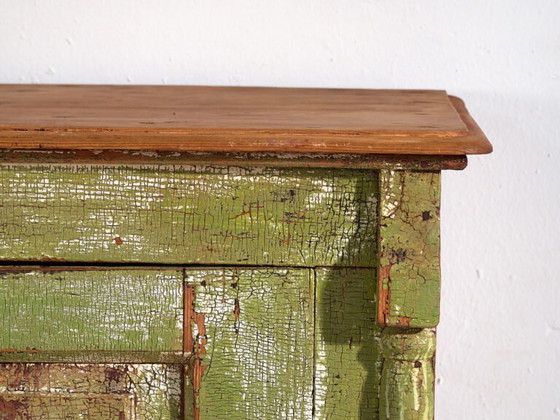 Antique chest of drawers with green patina (c.1920) #59 (photo 33 of 40)