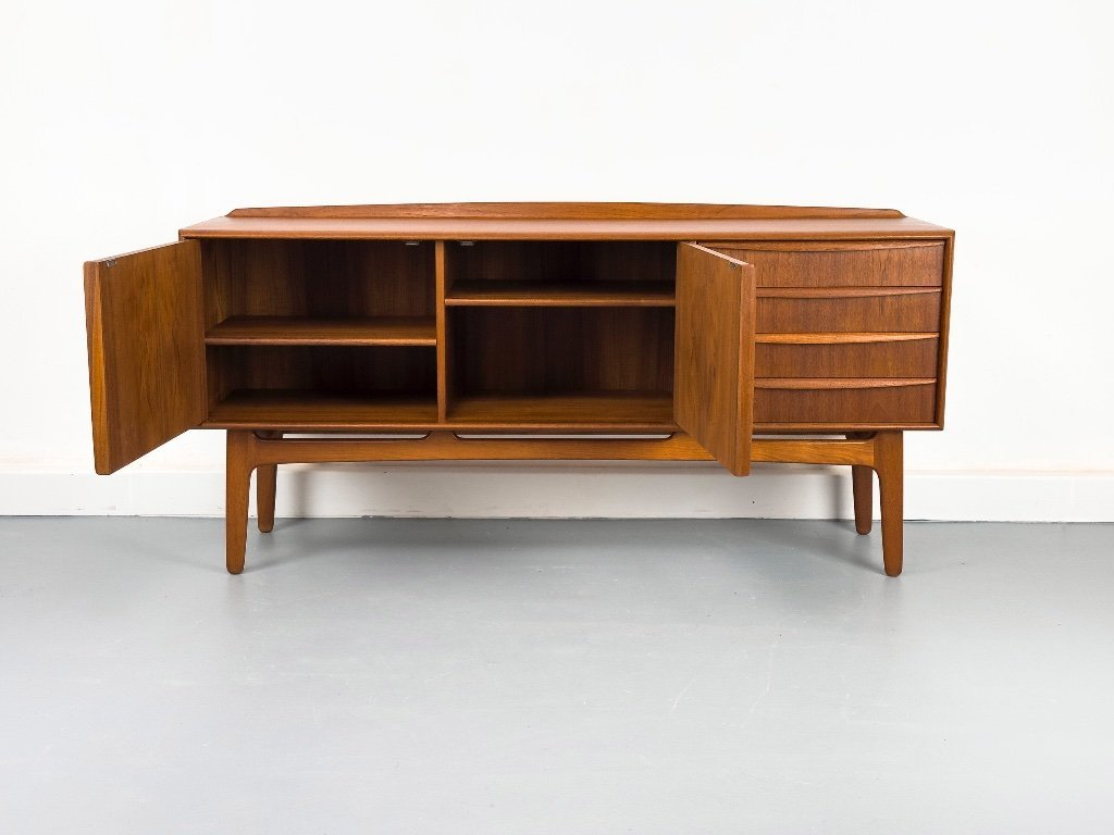 60s デンマーク製【Svend Aage Madsen】チーク トロリーワゴン Danish teak sideboard by Svend Aage Madsen for K. Knudsen & Son
