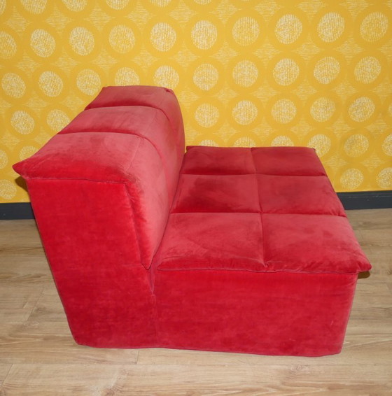 Image 1 of Modular sofa, 3 elements, corner armchair, foam, Lübke model Q-System, 1990s