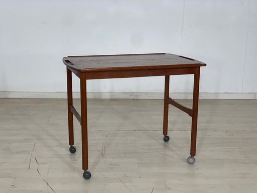 Danish teak servierwagen couchtisch tisch vintage