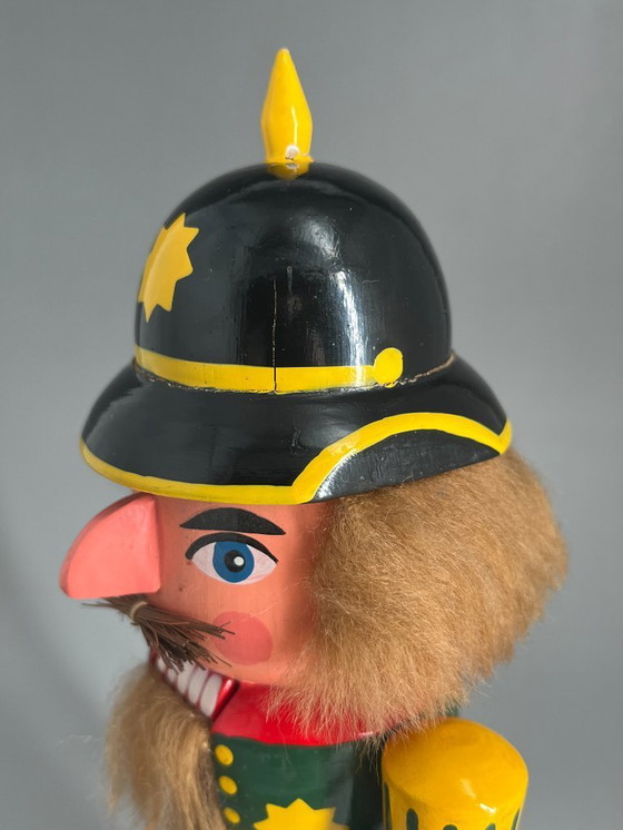 Image 1 of Schiaccianoci in legno vintage – 25 cm – Decorazione natalizia / Articolo da collezione / Stile retrò per le feste