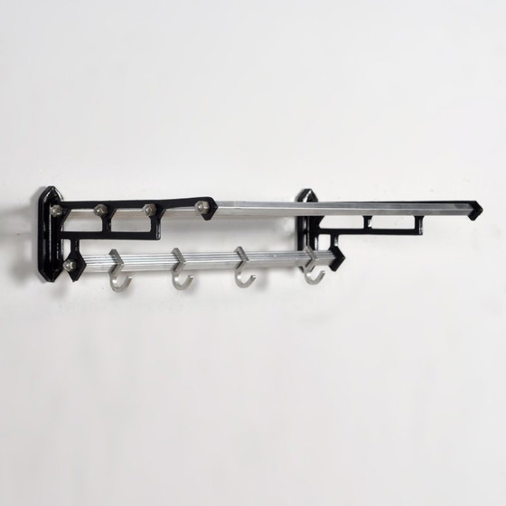 Appendiabiti Art Déco, anni '50 – Metal, Aluminium (photo 3 of 8)