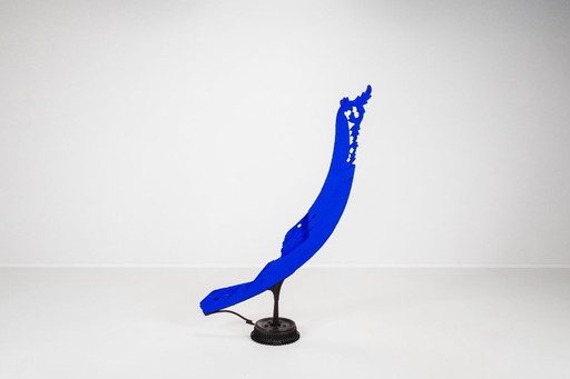 Handcrafted Ultramarine Sculpture by Bruno Helgen, Bali, 2000s
