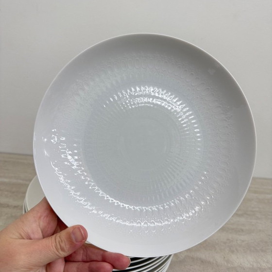 Image 1 of Set of 12 plates rosenthal model romance by björn wiinblad 