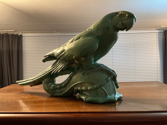 Image 1 of Macaw parrot from 1920 🦜 ‘ UNICA ‘ (rare) Museum piece