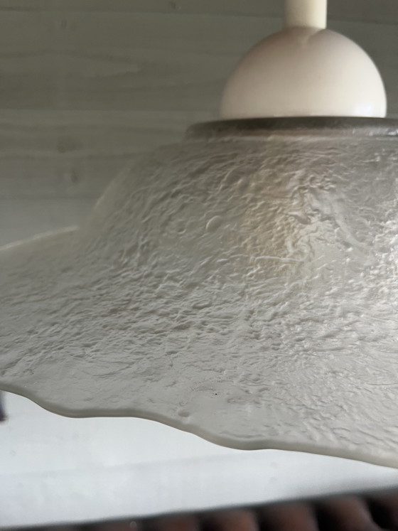 Image 1 of Suspension vintage en verre Peill & Putzler, une grande et rare suspension Peill Putzler des années 1970,
