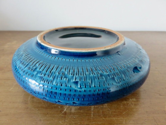 Image 1 of Asbak van Aldo Londi voor Bitossi in "Rimini blauw" keramiek, 1960-1970