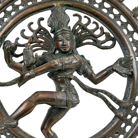 Statua Antica Shiva Nataraja in Bronzo 35 cm | 4 kg Bronzo Massiccio | India – Sculture (photo 9 of 10)
