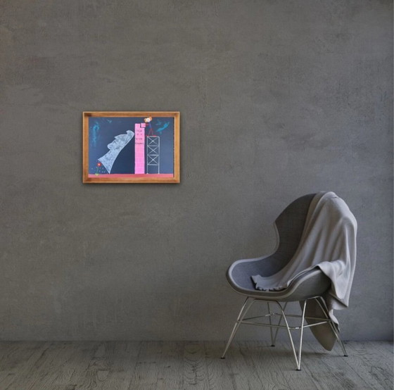 Image 1 of Acryl auf bespanntem Karton 46x33cm.