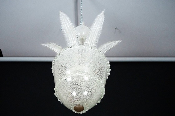 Image 1 of Vintage Italian Murano Glass Chandelier from the 1930s