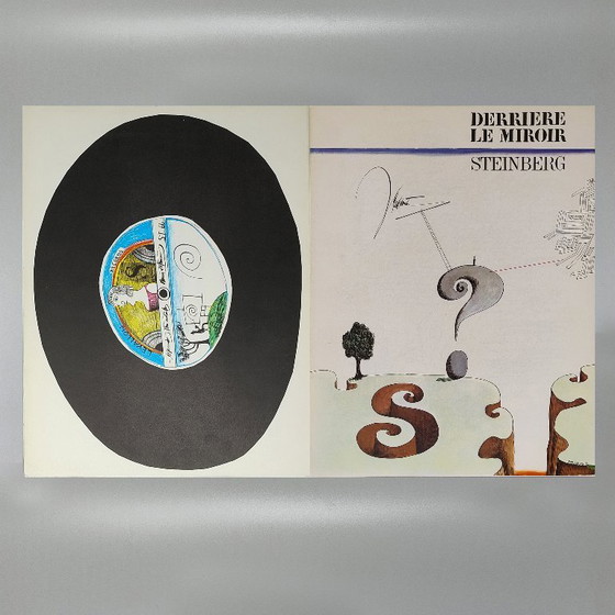 Image 1 of Saul Steinberg "Derriere Le Miroir" n. 157 con quattordici litografie di Maeght Editeur