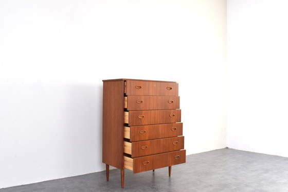 Image 1 of Mid-Century Danish Teak Chest of Drawers, 1960s.