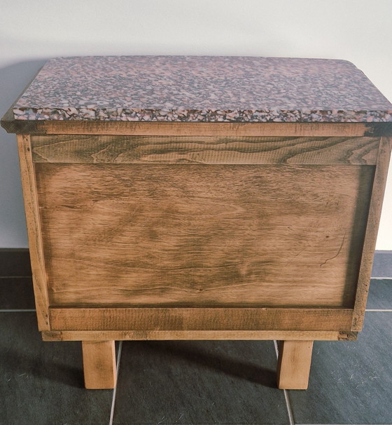 Image 1 of Meuble style Art déco- Chêne er hêtre- années 1950