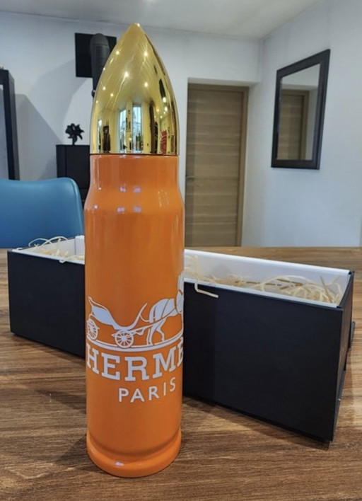 Bullet Hermes Paris, firmato a mano Ea Nr. 2/4, taglia Xl.