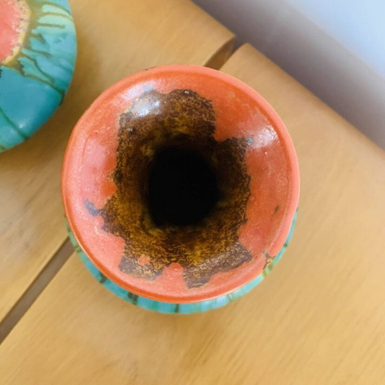 Een paar vintage West-Duitse vazen – Ceramic (photo 7 of 13)