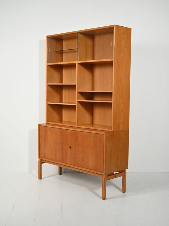 Image 1 of Bookcase with showcase by Marian Grabinsky for IKEA 