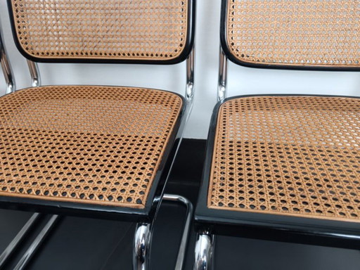 Satz von vier B32-Stühlen von Gavina aus den späten 1960er Jahren