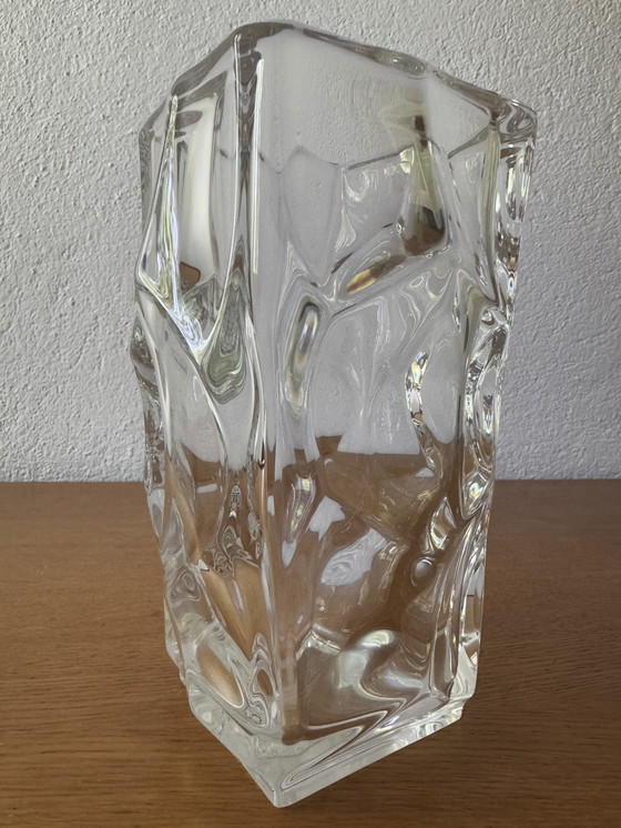 Image 1 of Vase Kristall von Sèvres massiv 50er Jahre