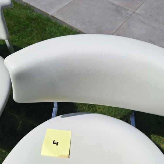 Image 1 of 4 chaises de salle à manger vintage Rudolf Wolf Meander Alpha