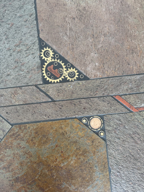 Image 1 of Brutalist salon tafel Paul Kingma jaren 60/80