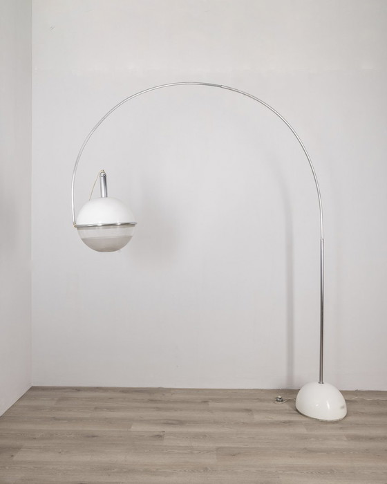 Image 1 of Vintage 70S Arc Lamp Focus Model Design By Fabio Lenci For Guzzini 