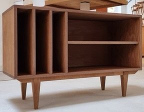 Meuble Tourne-disque Torfinn, Buffet bas, Bois, Marron (photo 4 sur 13)