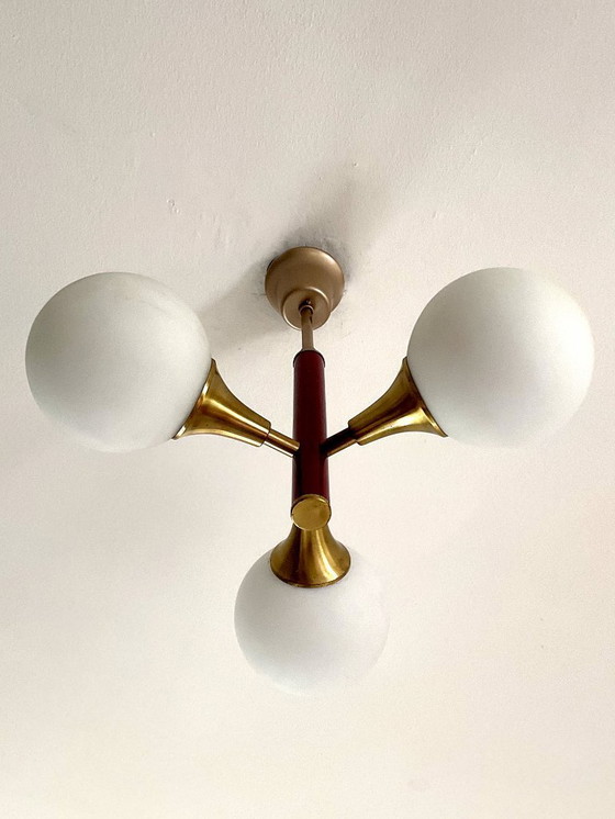 Image 1 of Kaiser Leuchten - ca. 1950/60 - Lampada a sospensione - Germania