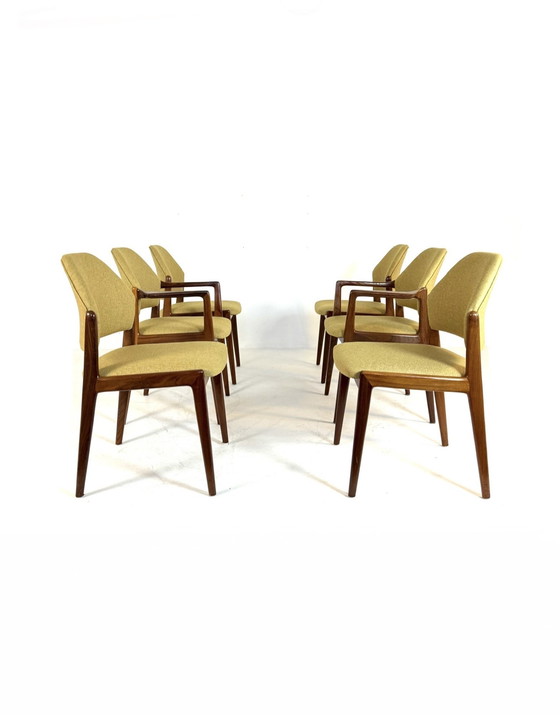 Image 1 of 6x restored dining room chairs, Wilkhahn '60
