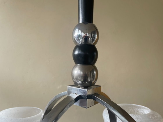 Image 1 of Lampada a sospensione Lampada da soffitto Lampada art deco 1930 francese