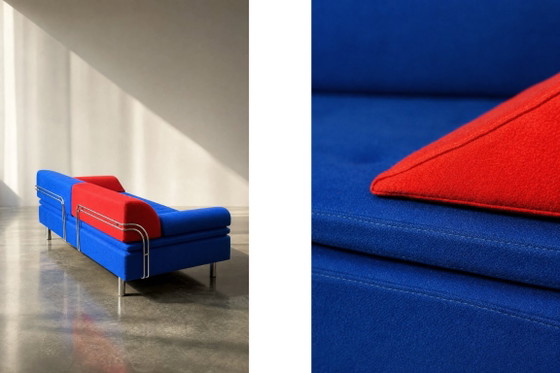 Vintage Mid-Century Danish Modern Memphis Design Sofa Diva Daybed by Gubi Olsen for GUBI, 1984 – Textile (photo 13 of 37)