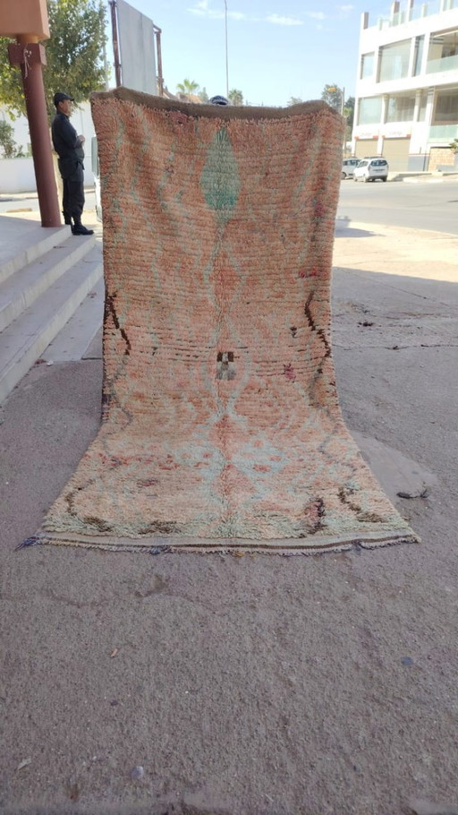 Handgeknoopt Berber kleed wol 300x150cm