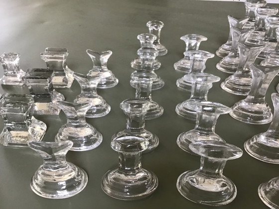 Image 1 of Unieke Set Antieke Persglazen Etalagematerialen (59-delig) – ca. 1920-1930