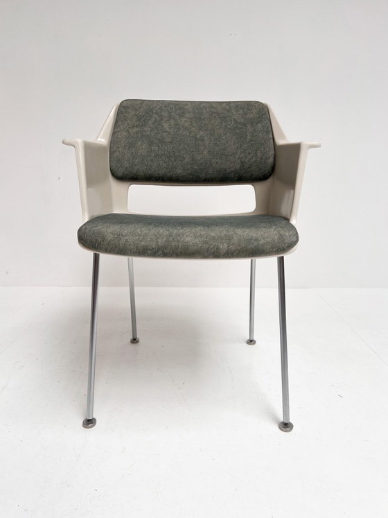 Gispen Model 2225 shell chair by Andre Cordemeijer, 1960s – Side chairs, Textile (photo 10 of 12)