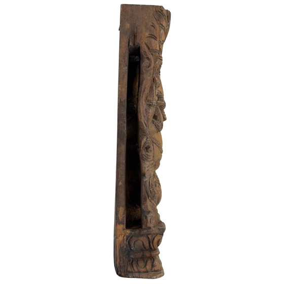 Pannello in Legno Intagliato con Ganesha, India, Circa XIX Secolo – Decorazioni murali (photo 3 of 6)