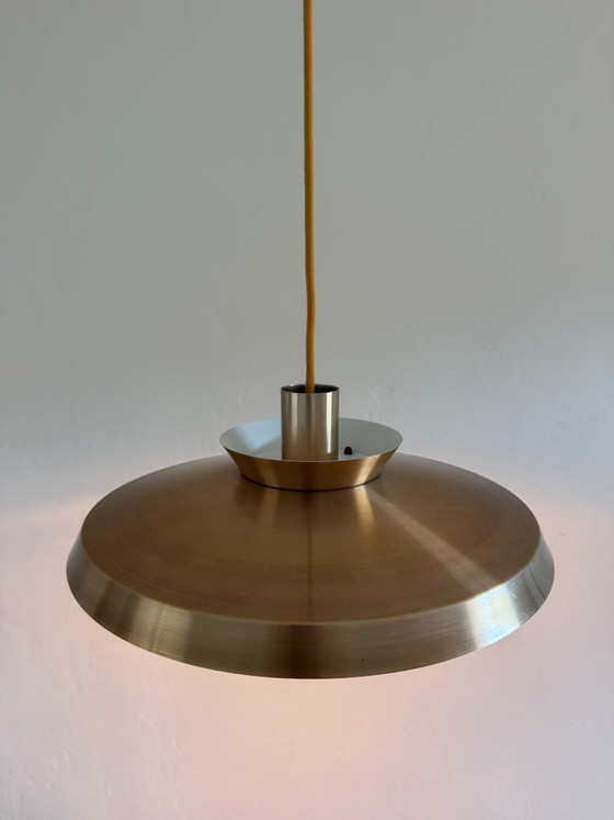 Lampada a sospensione vintage danese in rame - lampada multistrato, Danish design, Lampade a sospensione (foto 4 di 9)