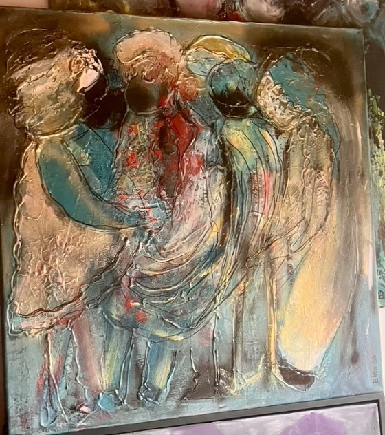 Image 1 of pintura de EllesBB - Golden Family-