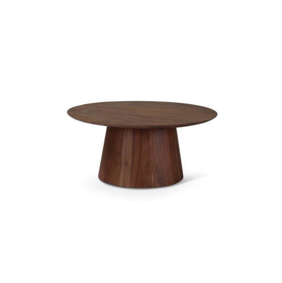 Image 1 of Couchtisch d80 braune Akazie