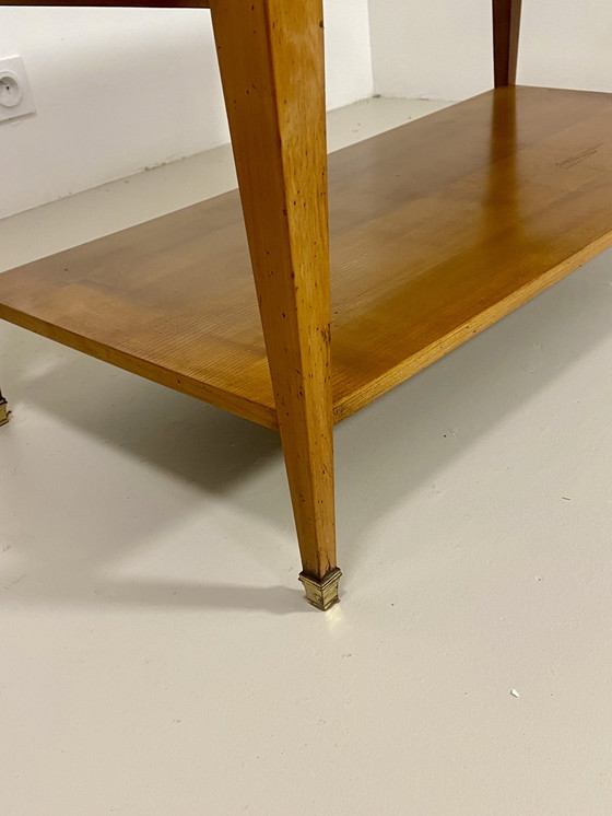 Image 1 of Vintage 70's oak coffee table Ref Claudia