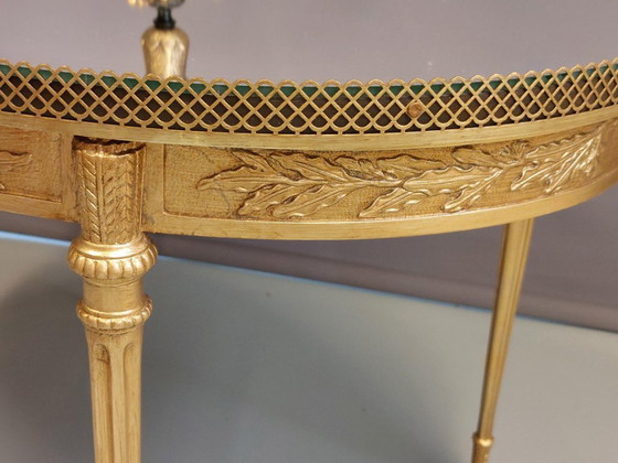 Image 1 of table basse ovale vintage