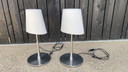 2x Lampes de table massives