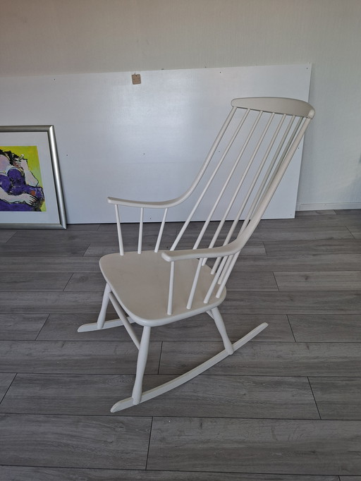 Sedia a dondolo vintage Grandesso di Lena Larsson per Nesto