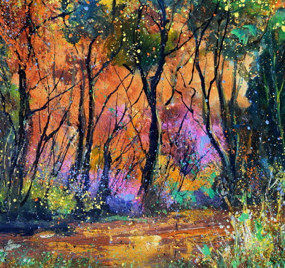 Image 1 of Colorful forest scenery