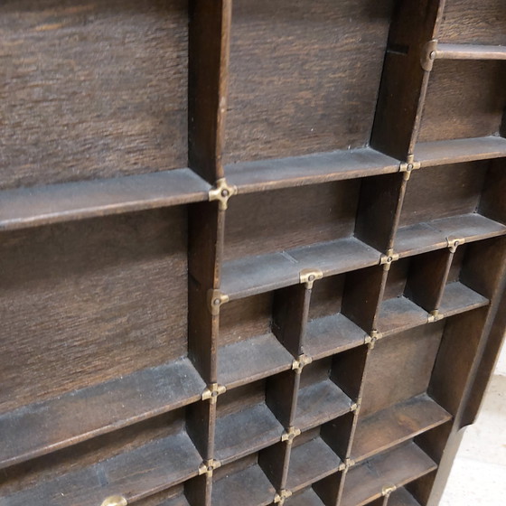 Image 1 of Tableau à lettres en bois massif