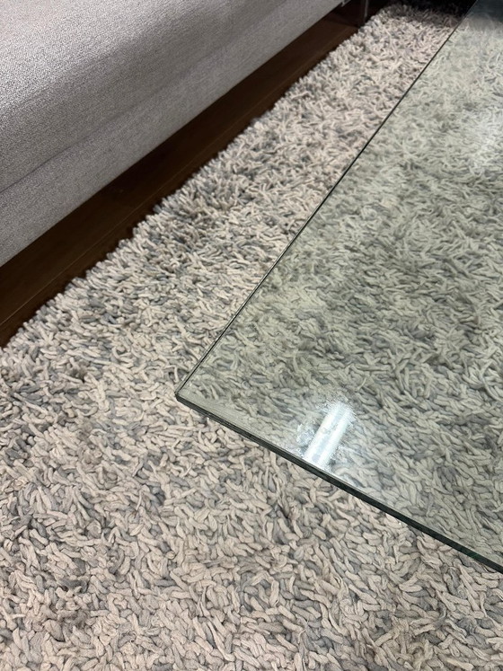 Table basse Van Beek Abel comme neuve + GARANTIE, Tables basses, Verre, rvs, Transparent, Modern (photo 7 sur 7)