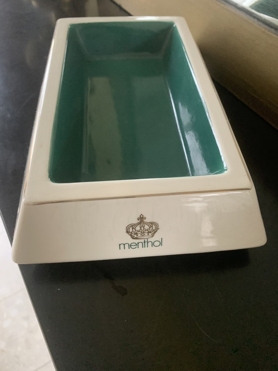 Image 1 of Cendrier Vintage Royale Extra Longue céramique Longchamp 