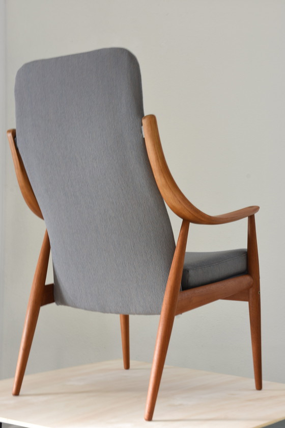 Image 1 of Mid - Century Teak Armchair By Peter Hvidt & Orla Mølgaard For France & Søn / France & Daverkosen, 1960s