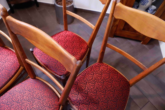 Image 1 of Set of Retro Dining Chairs – Dřevotvar Jablonné nad Orlicí 