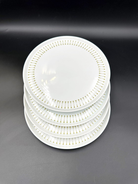 Image 1 of 4 x Porzellanteller Melitta Hamburg 1970er Jahre